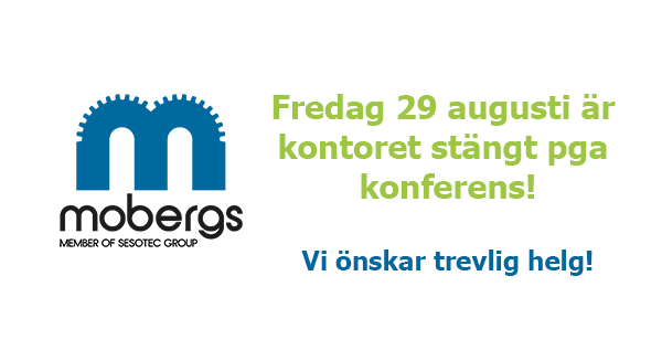 Mobergs iväg på konferens fredag 29 augusti